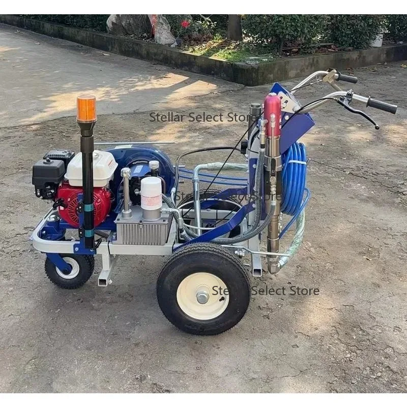 

Дорожная линия Ручная нажимная машина для маркировки краски на дорожной поверхности с холодным распылением