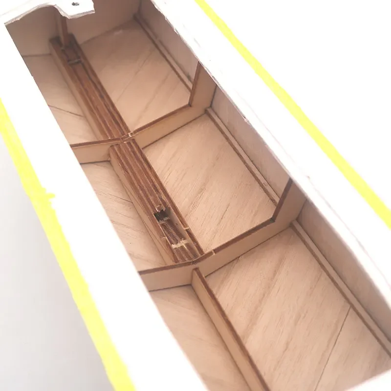 40CM Wood RC Boat Yacht Body Unassembled Unpainted Kit