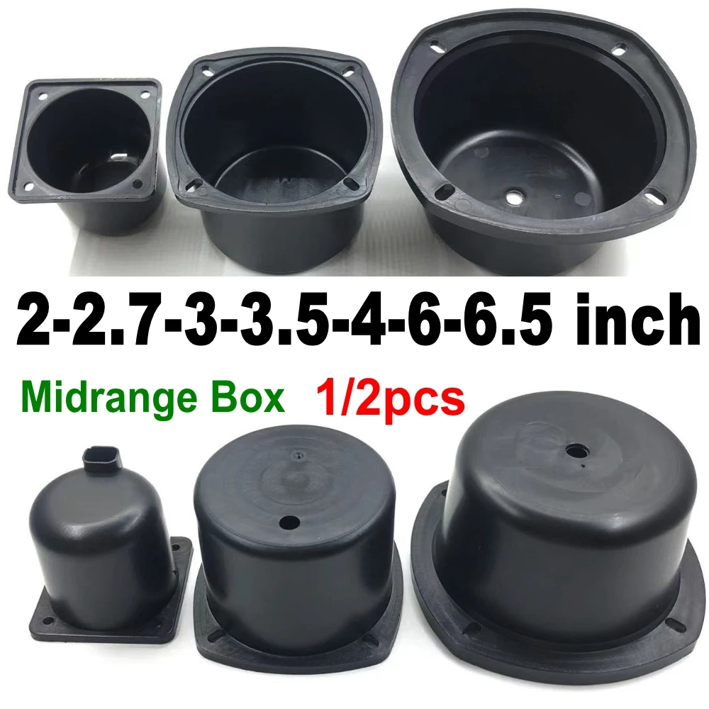 2pcs 1pcs 2 2.7 3 3.5 4 6 6.5 inch Midrange Speaker Boxes 2.1 Three-Way Speaker Sealed Cabinets Household Audio Systems
