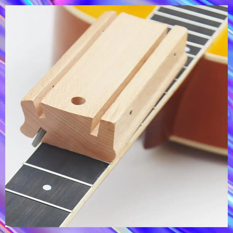 

L71A Guitar Fret End Dressing File 3/23/35 Degree Luthier File Tool Guitar Bass Fret End Dressing For Rounding