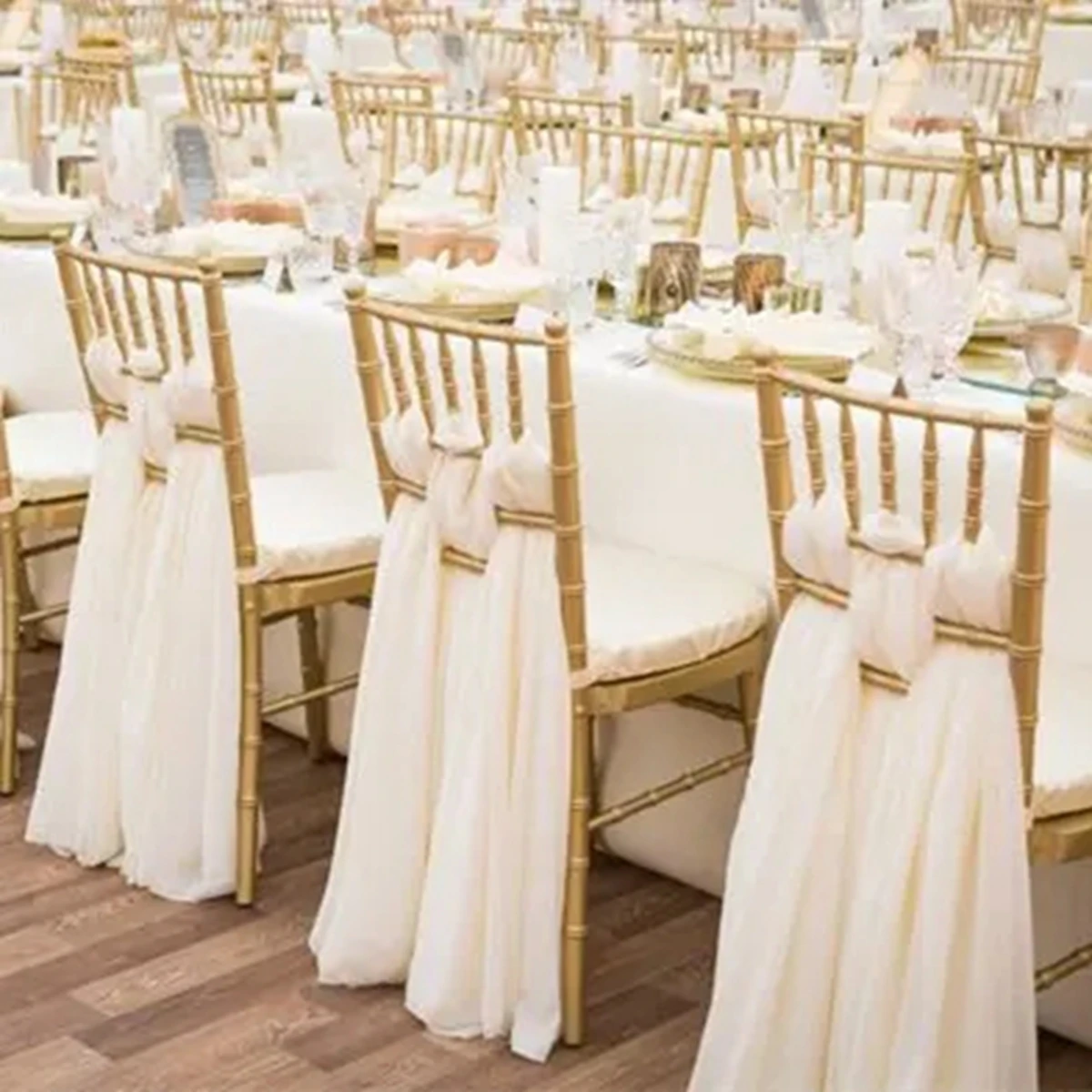 50pcs)white gold plastics banquet wedding chiavari tiffany chair event party hotel decoration