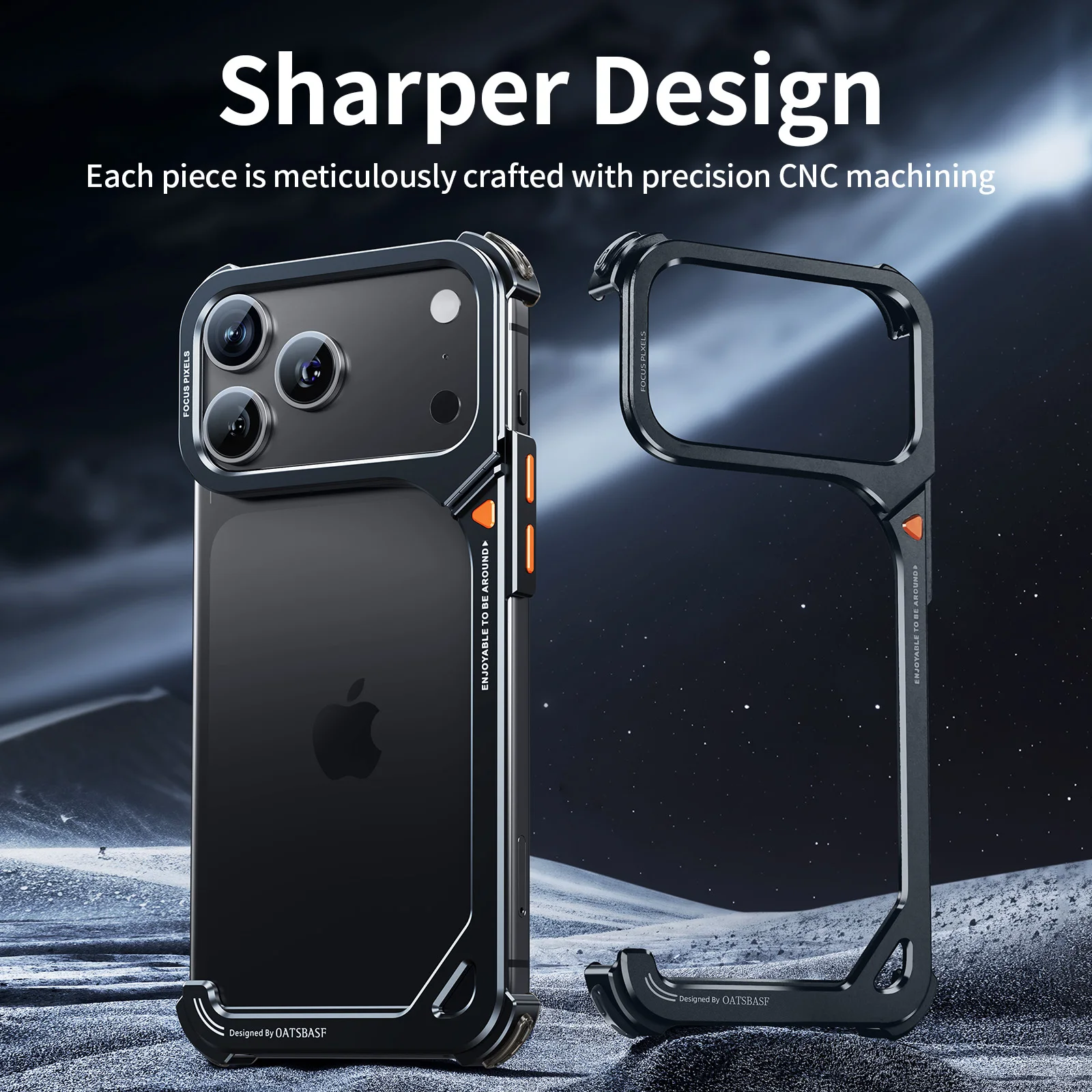 Metal Bumper Aluminum Frame Case - Oatsbasf Aluminum Metal Phone Case for