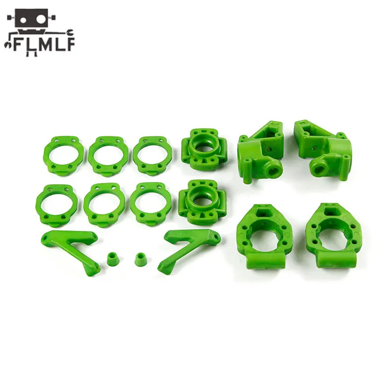 Rc Auto Nylon Upgrade Onderdelen Achter- of Voorwiellager Basis Hub Carrier Set voor 1/5 HPI ROFUN BAHA ROVAN KM BAJA 5B 5T 5SC Truck