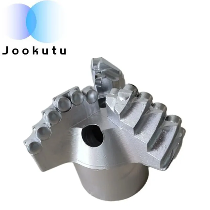 Three Wings PDC Concave No Core Composite Piece Drill Bits  Exploration Water Well Rock Scraper Soil Layer Bit