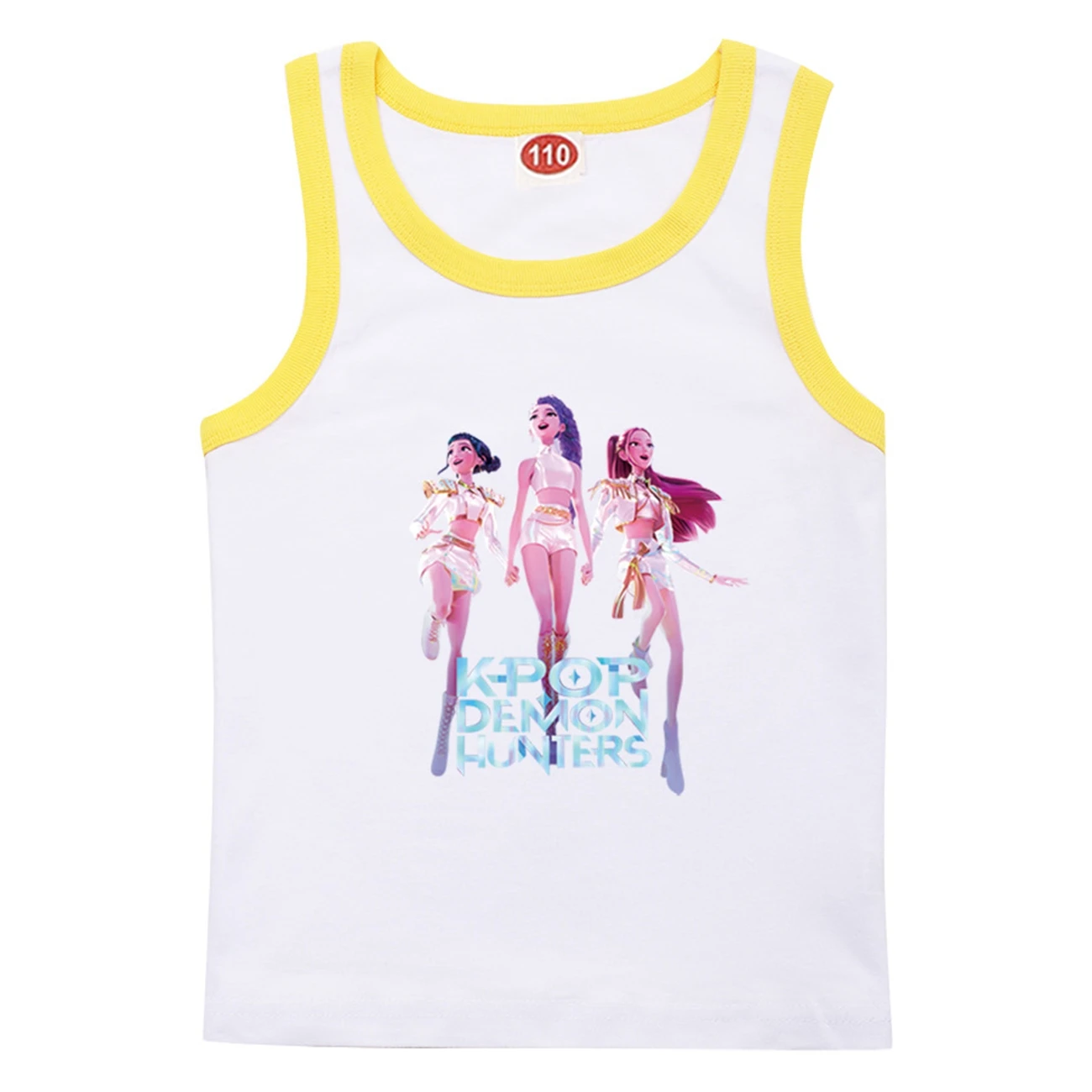 

KPopDemon Hunters Anime Kids Vest Short Sleeve Summer Top Boys Fashion Cute Tee Girls Casual Birthday Gift Clothing