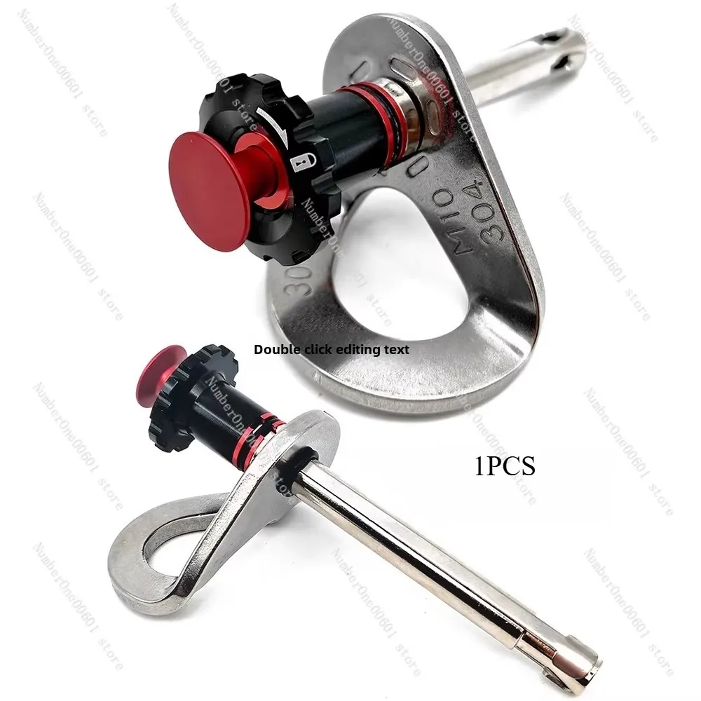 Detachable Anchor Point New M10 Piton Anti-Rotation Spear Nail Quick Release X80 Aerial Work Holder