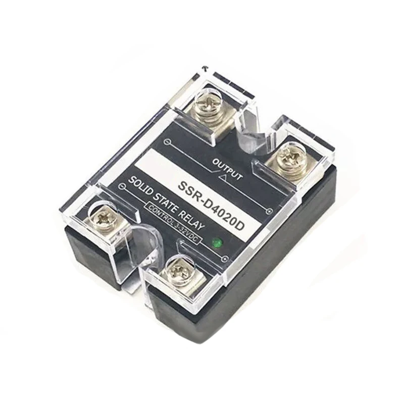 

DC Control DC Solid State Relay Module 20A 400V Normally Open Thyristor Module SSR-D4020D Industrial Electronic Component