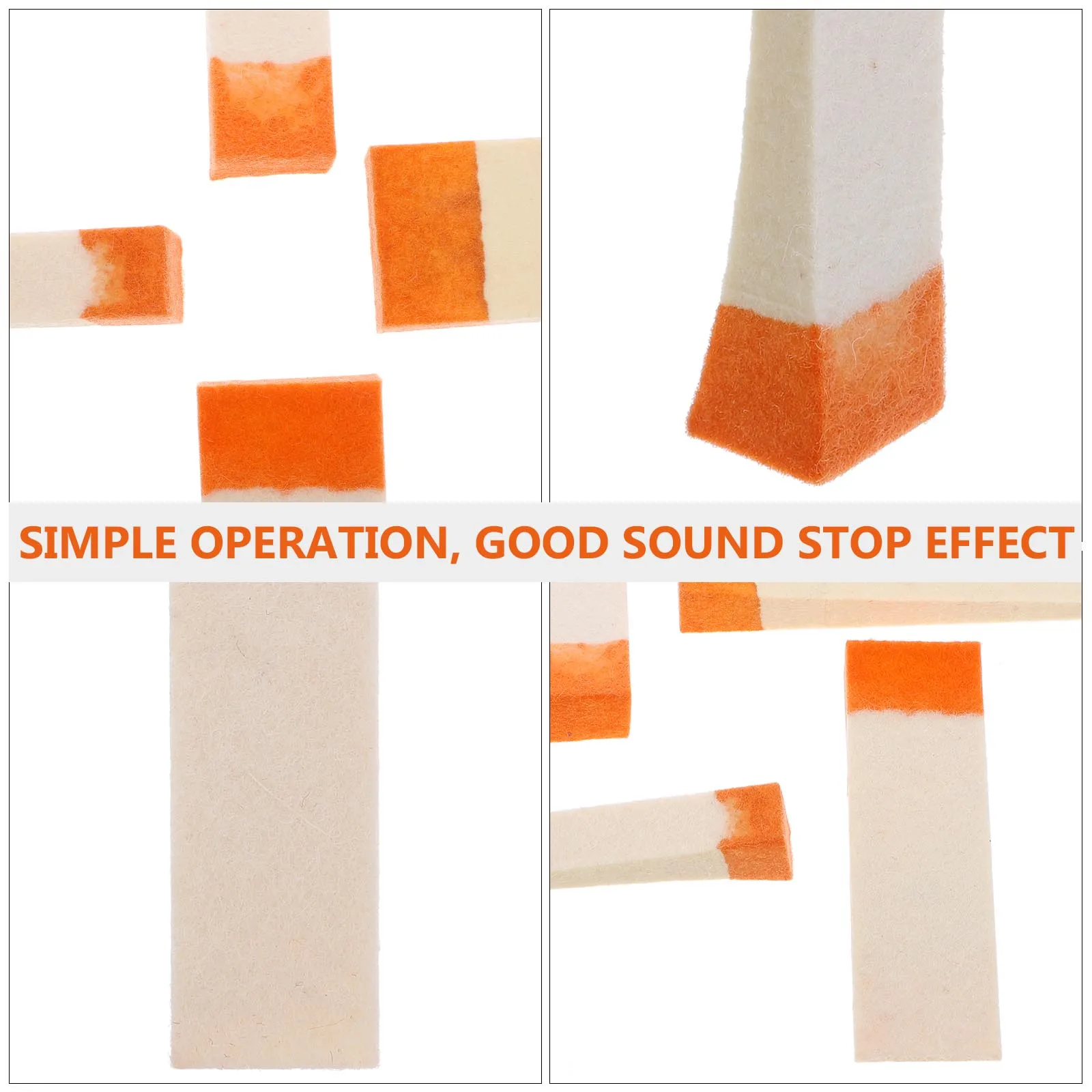 

Soundproof Felt Block Professional Mute Blocks Piano Pad Mutes Fixing Tool Tuning Kit Musical Instrument Repair Voice- Stop