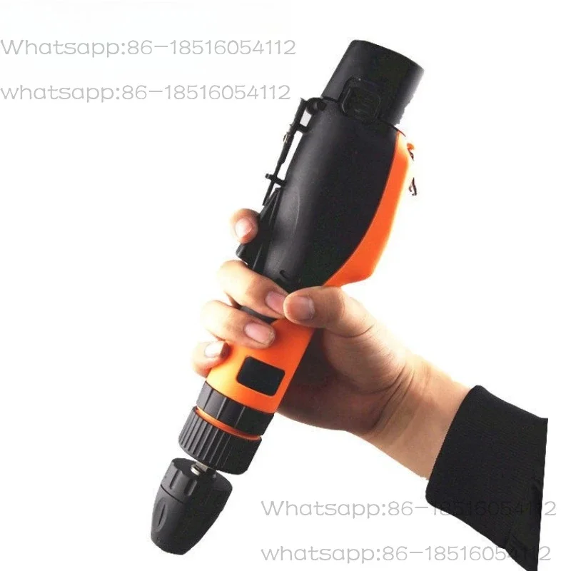 12V plug-in dual-purpose electric screwdriver, straight handle charging drill, in-line charging batch electric screwdriver