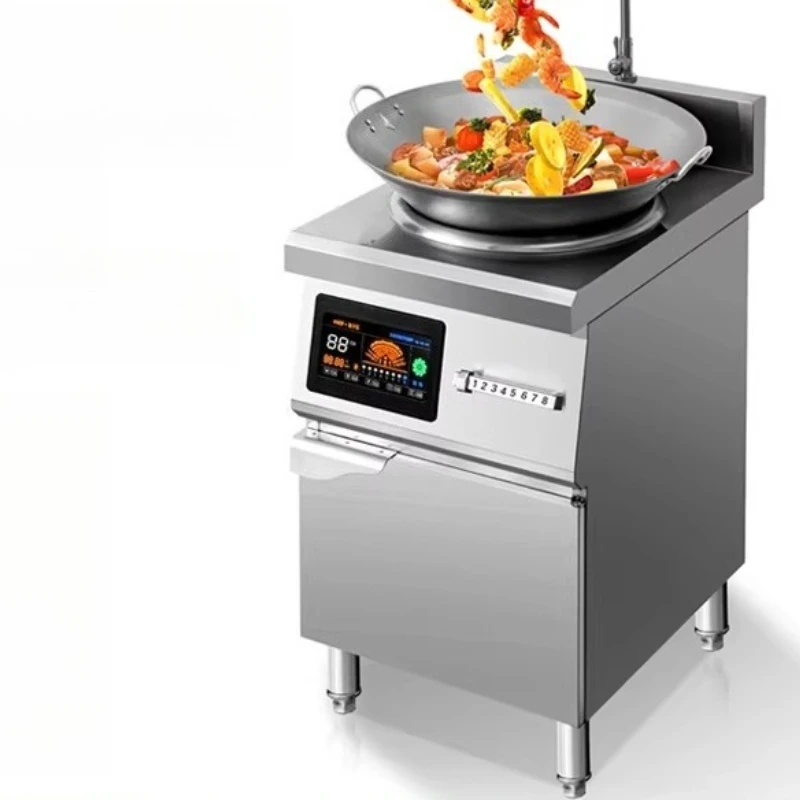 

Commercial Induction Cooker Concave 8000w High Power 6 KW Stir Fry Stove