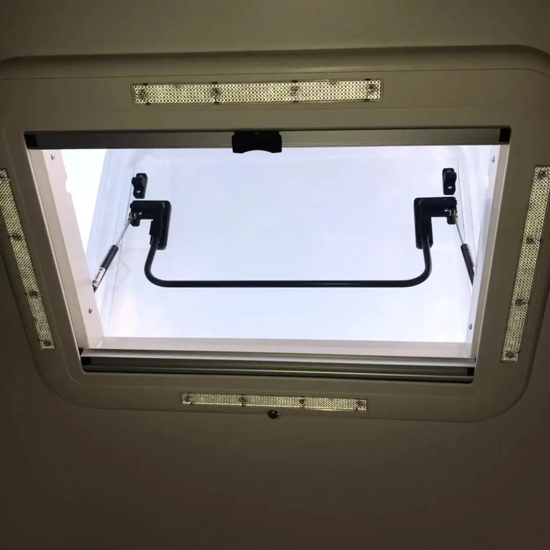 

Maygood RV Skylight 800X500mm Aluminum Frame Roof Window Skylight for Caravan Motorhome Camper Van