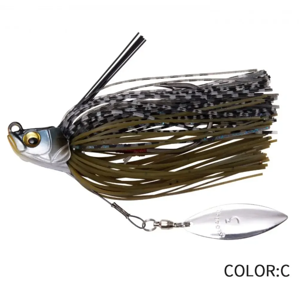 Angel köder Chatter Köder Spinner Köder 7g/12g Klinge Jig Tänzer Buzzbait Wobbler Chatter bait für Bass Pike Walleye Angeln
