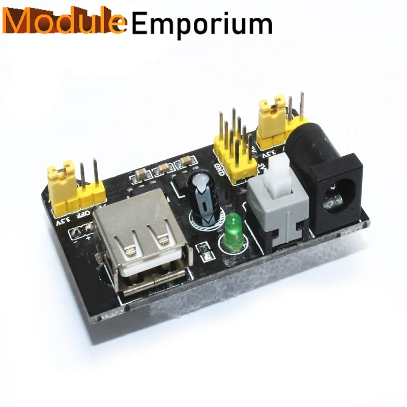 Módulo de alimentação especial para placa de pão MB102 compatível com 5,5 V 3,3 V