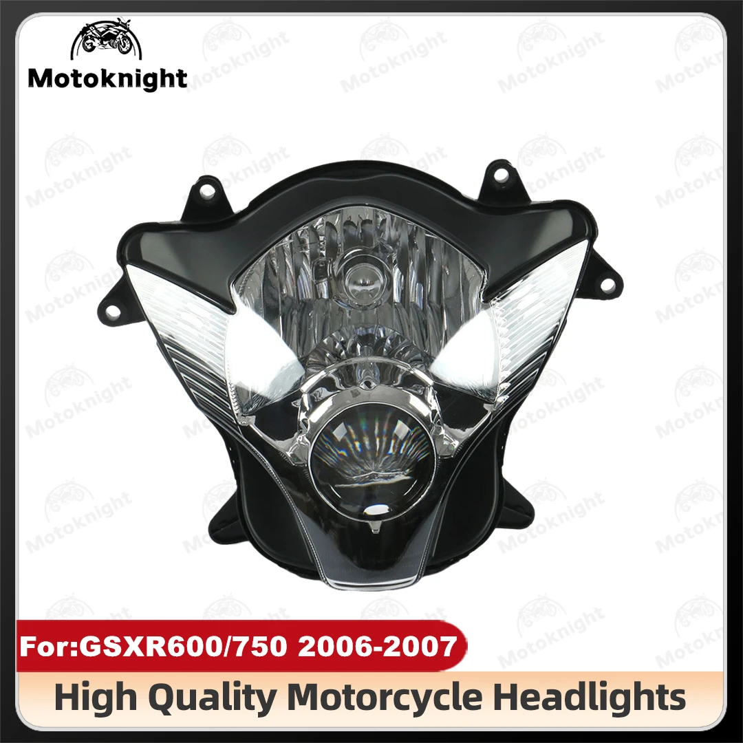 

Motorcycle Headlight Assembly Headlamp Light Fit For Suzuki GSXR600 GSXR750 GSXR GSX-R 2006 - 2007 K6 Head Light Head Lamp