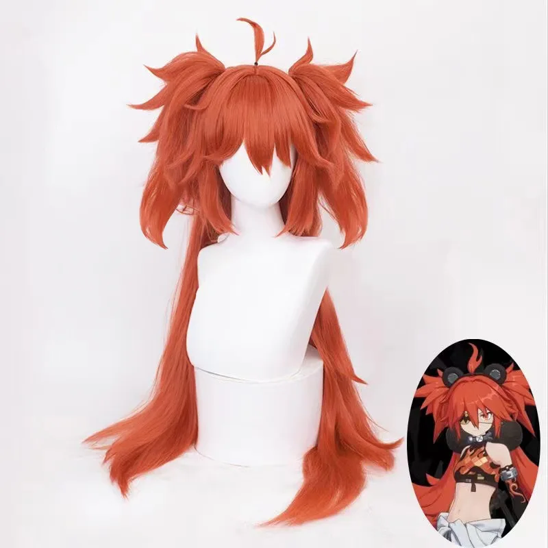 "ZeroKradia Cosplay Wig White From Bishoujo Kigurumi With Dual Ponytails Cosplay Hair"