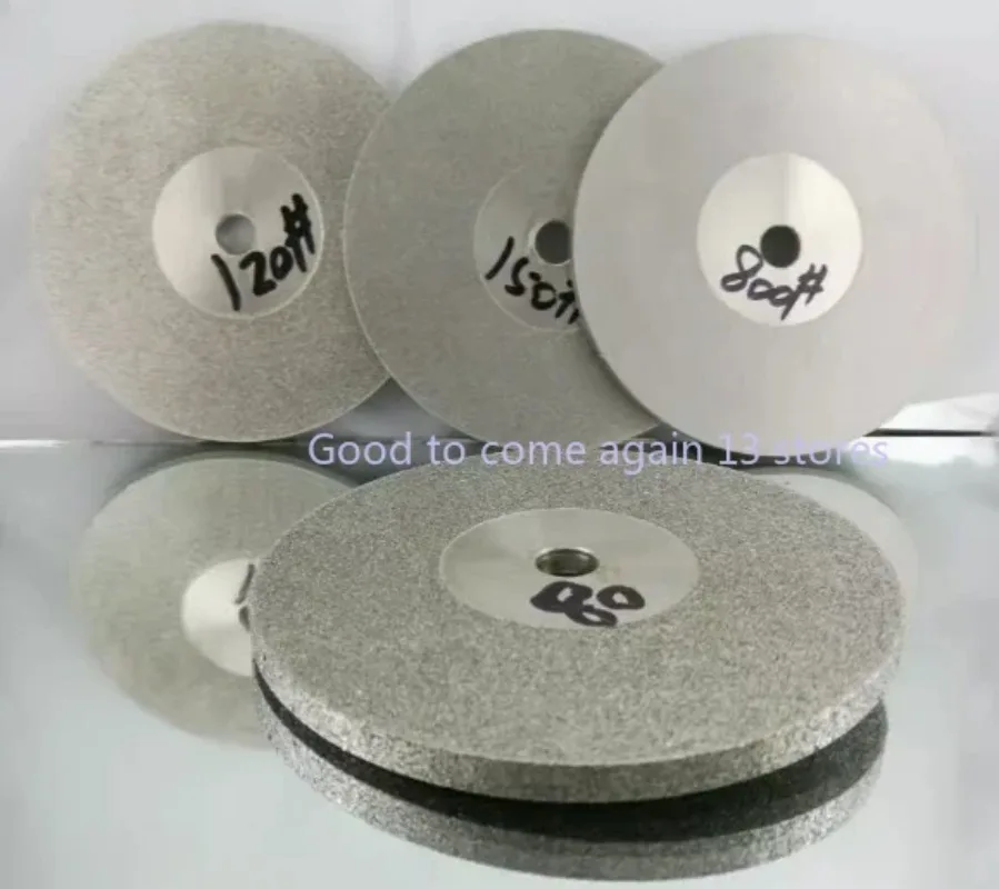 1pcs Double Sided Diamond Disk Lapidary Grinding Disc Wheel 100mm 4 Inch x10mm Ceramic Gemstone Alloy Rotary Abrasive Tools