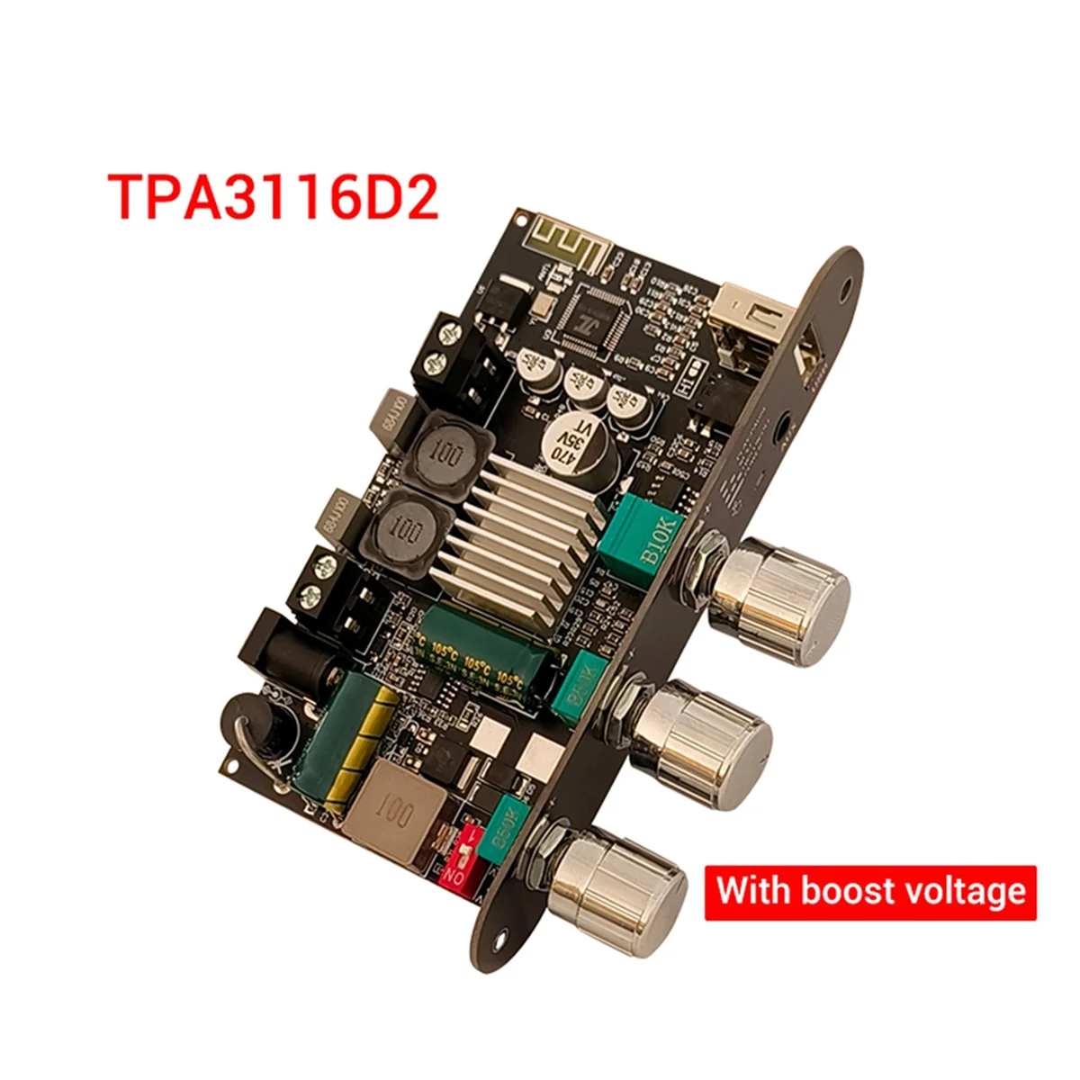 SUNRI-2X ZK-1001U مع دفعة أحادية 100 واط BT مكبر للصوت مجلس ثلاثة أضعاف باس TWS لتقوم بها بنفسك المتكلم TPA3116D2 أمبير Wuzhi الصوت APP #5