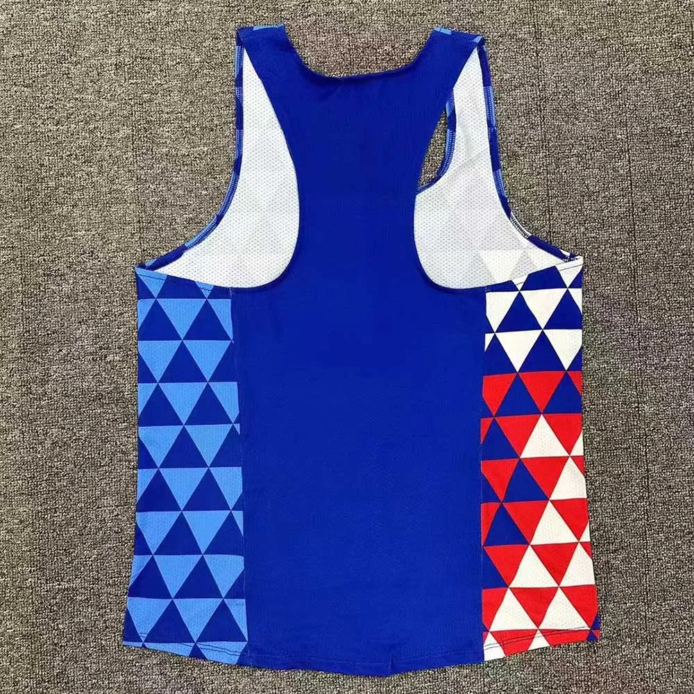 Men Running Marathon Singlets Sleeveless Gym Clothing Men Sleeveless Tank Top Vest for Men Running Vest