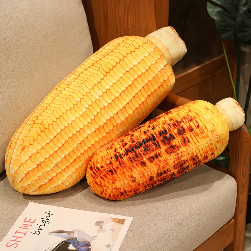 新鮮なトウモロコシのぬいぐるみソフトぬいぐるみ作物グリルコーン人形シミュレーション枕睡眠クッションクリスマスギフト子供のための