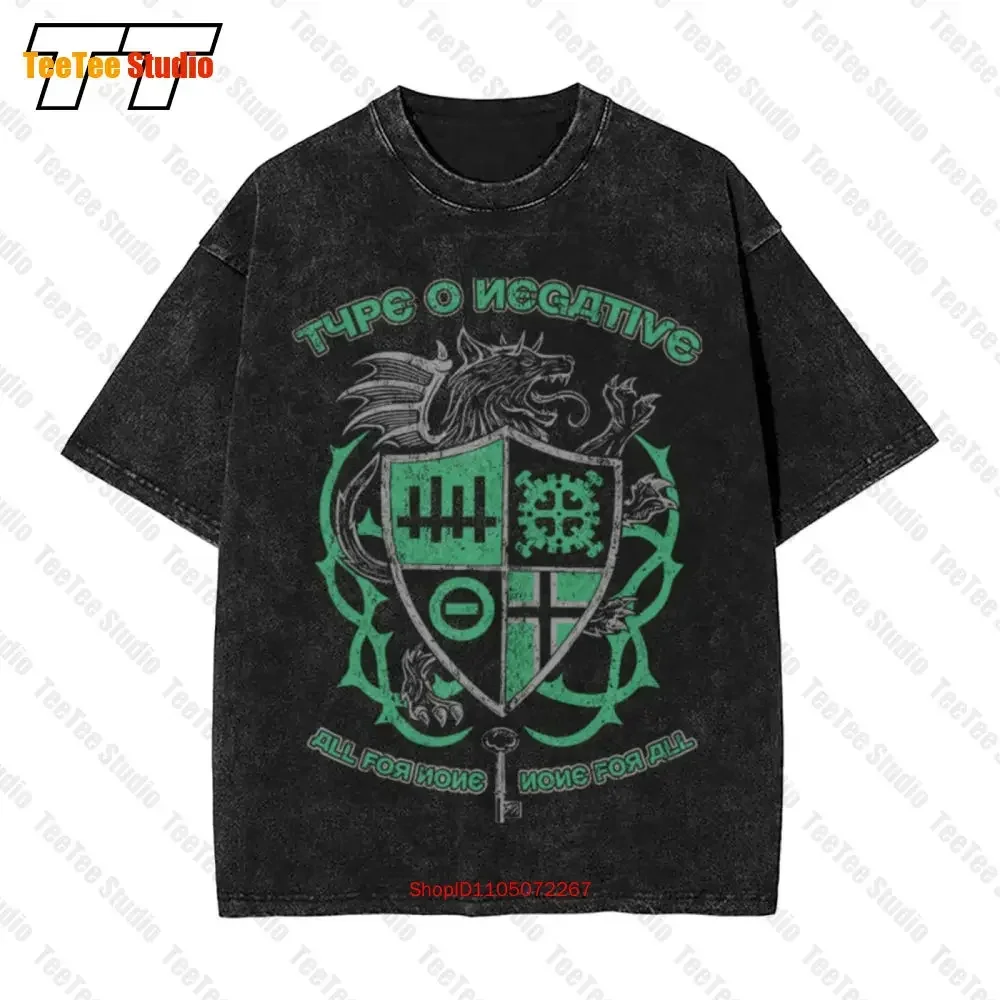 Type O Negative 'Wolf Crest' Vintage Oversized T-Shirt New 8VSQ