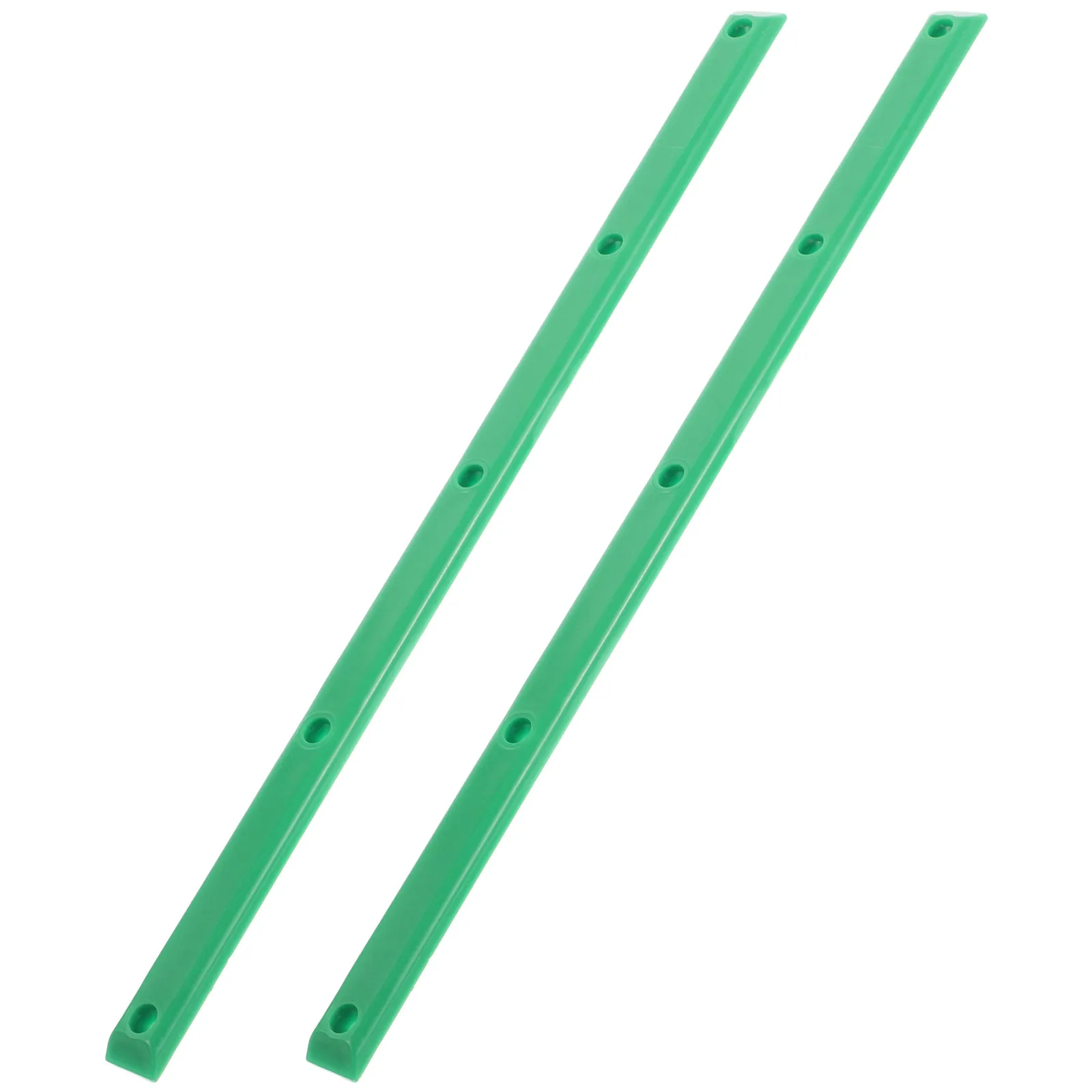 

2Pcs Skateboard Rail Guards Plastic Rib Bones Dual Head Impact Resistant for Longboard Skateboard Deck Rails Protection