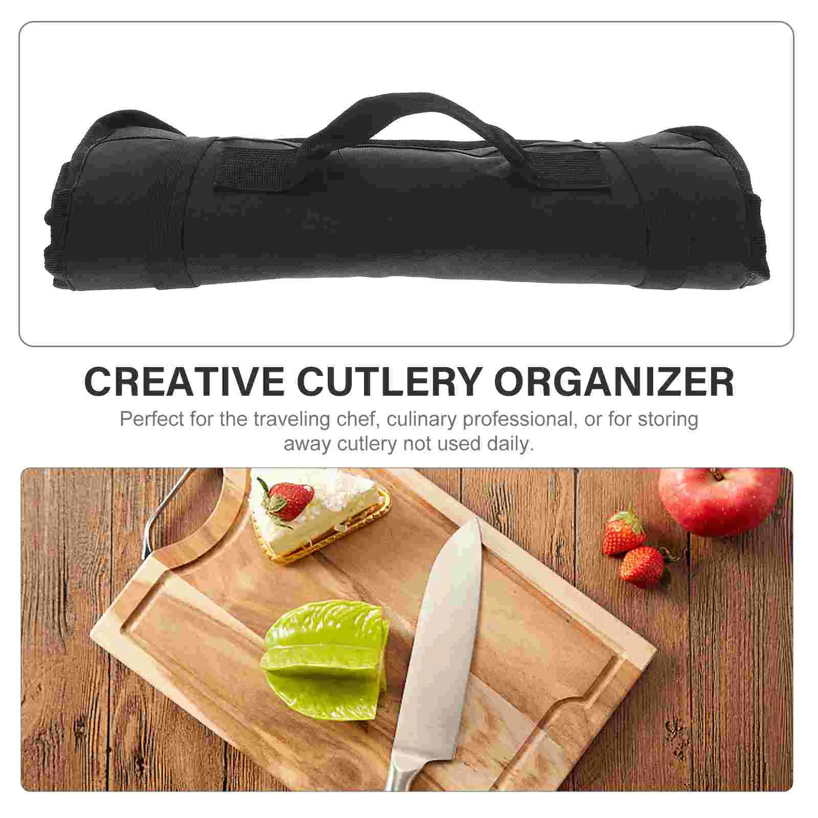 Secure Knife Storage Chef Case Portable Cutlery Holder Kitchen Organizer Outdoor Bag