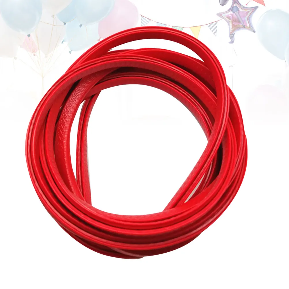 

1 шт. 5-метровая защитная полоса для дверей автомобиля от царапин, простой дизайн, защита от ударов, не требует инструментов, красная уплотнительная лента для автомобиля