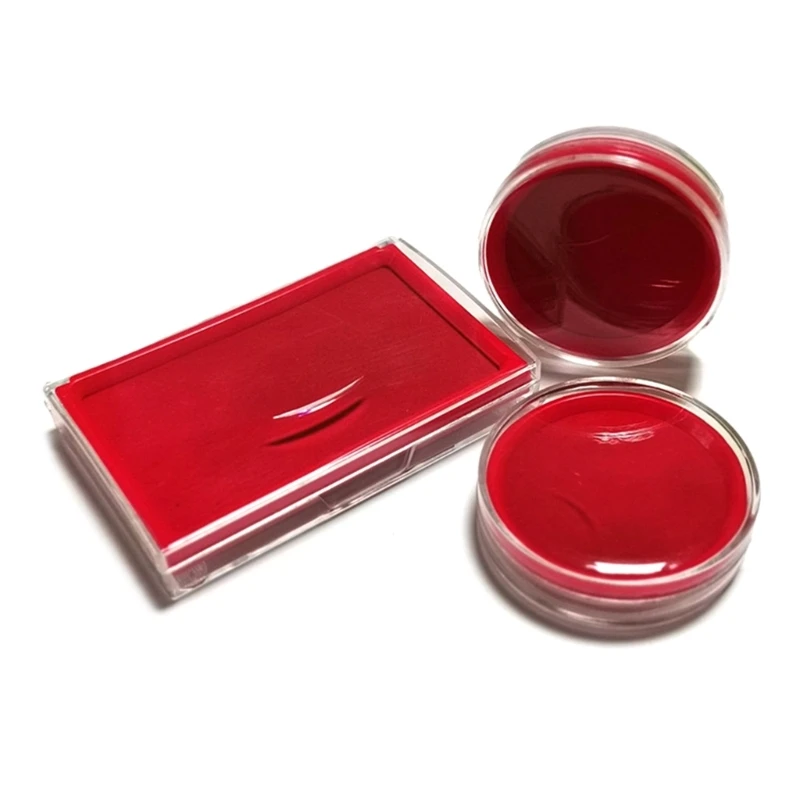 Чернильная подушечка для печати пальцев Чернильная подушечка для штемпеля Чернильные подушечки Яркие цвета, четкие отпечатки