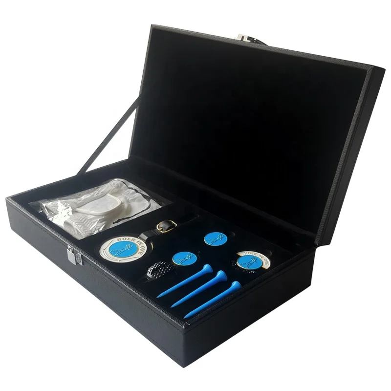 Wholesale Hot Sale High Performance Golf Balls Golf Towel Marker Tee Gift Set Box Golf Set