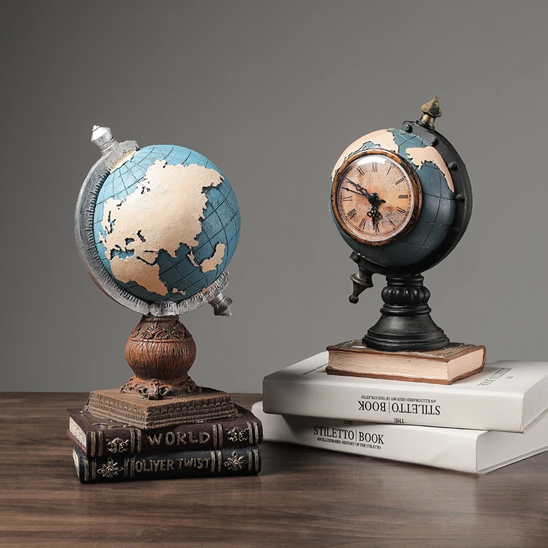 Nostalgia, globe, decoration, living room, retro, office, bookcase, bookshelf, wine cabinet, ornament