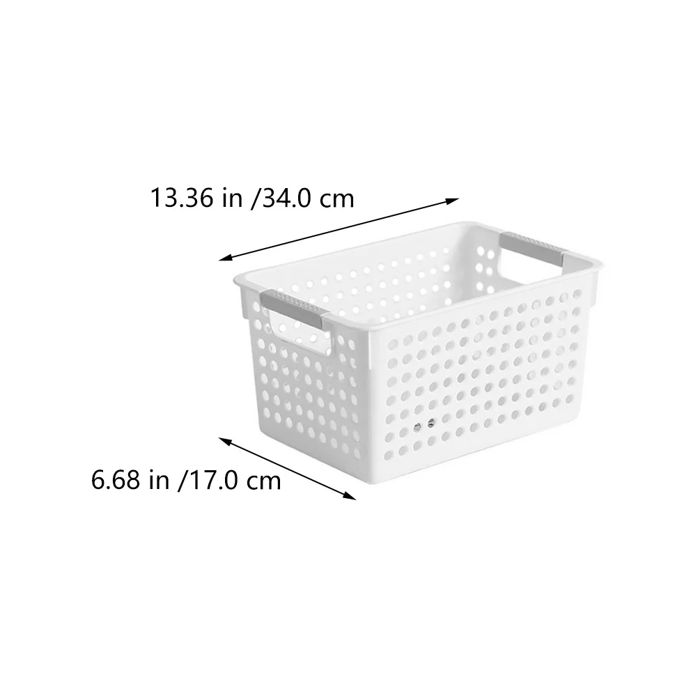 

2Pcs Storage Baskets Sundries Box Plastic Multipurpose Desktop Organizers Convenient Home Kitchen Organizer Sundries Basket