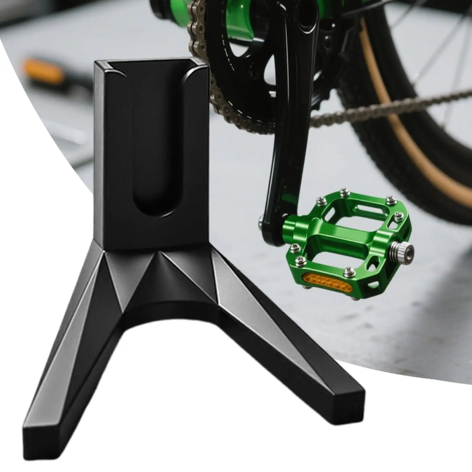 Mountain Bike Side Stand Portable Space-Saving Propstand Holder Display Stable Floor Mount Bike Stand for Indoor Living Room view 4
