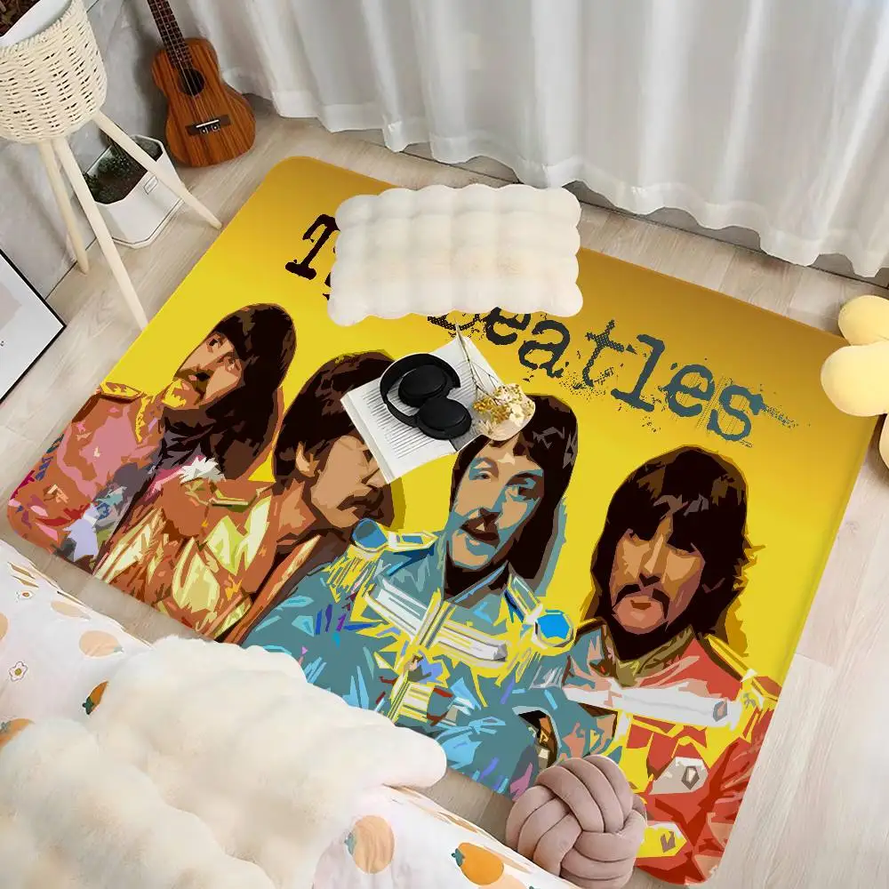 T-The Beatles Door Mat Room Bedroom Decoration Balcony Anti-Slip Doormat Living Room Doormat Area Rug