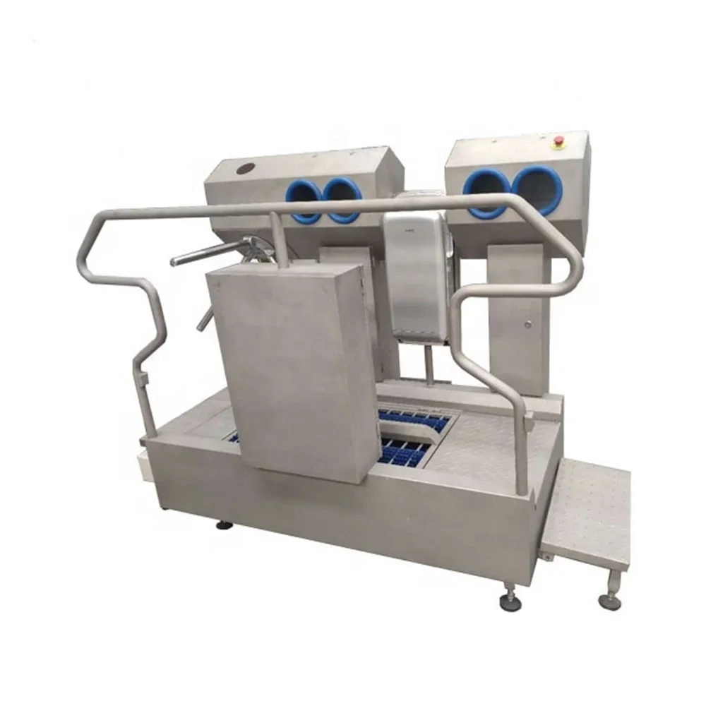 Plant Sanitation Hygiene Cleaning Station Industrial Boot Washer And Hand Washing Cleaning Machine