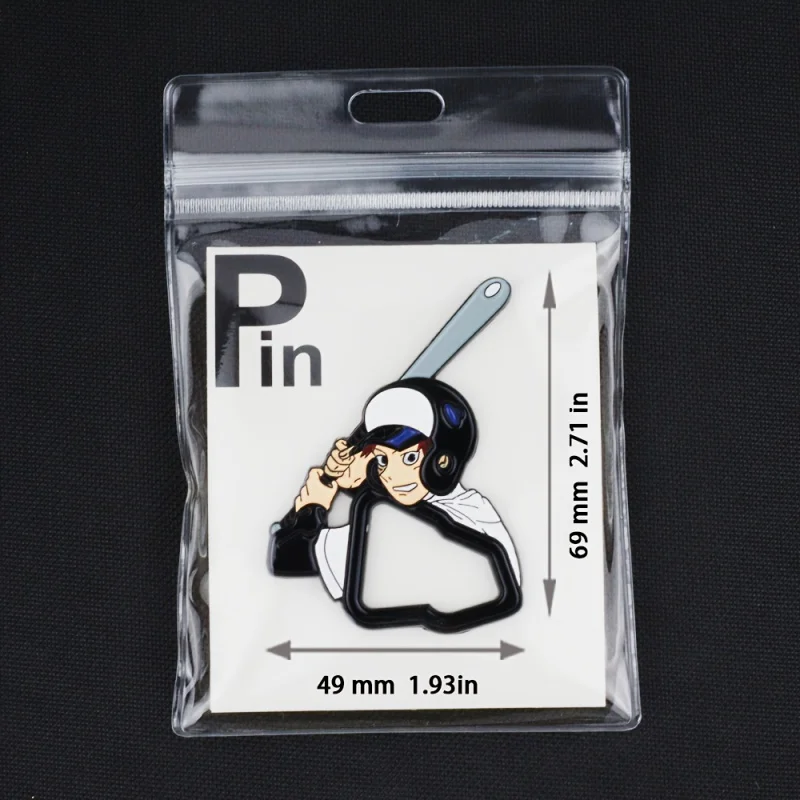 Baseball Enthusiast Player Metal Enamel Badge Hat Pin Unique Gift for Boys Brooch Clothing Mexican Cap Pins Pines For Cap