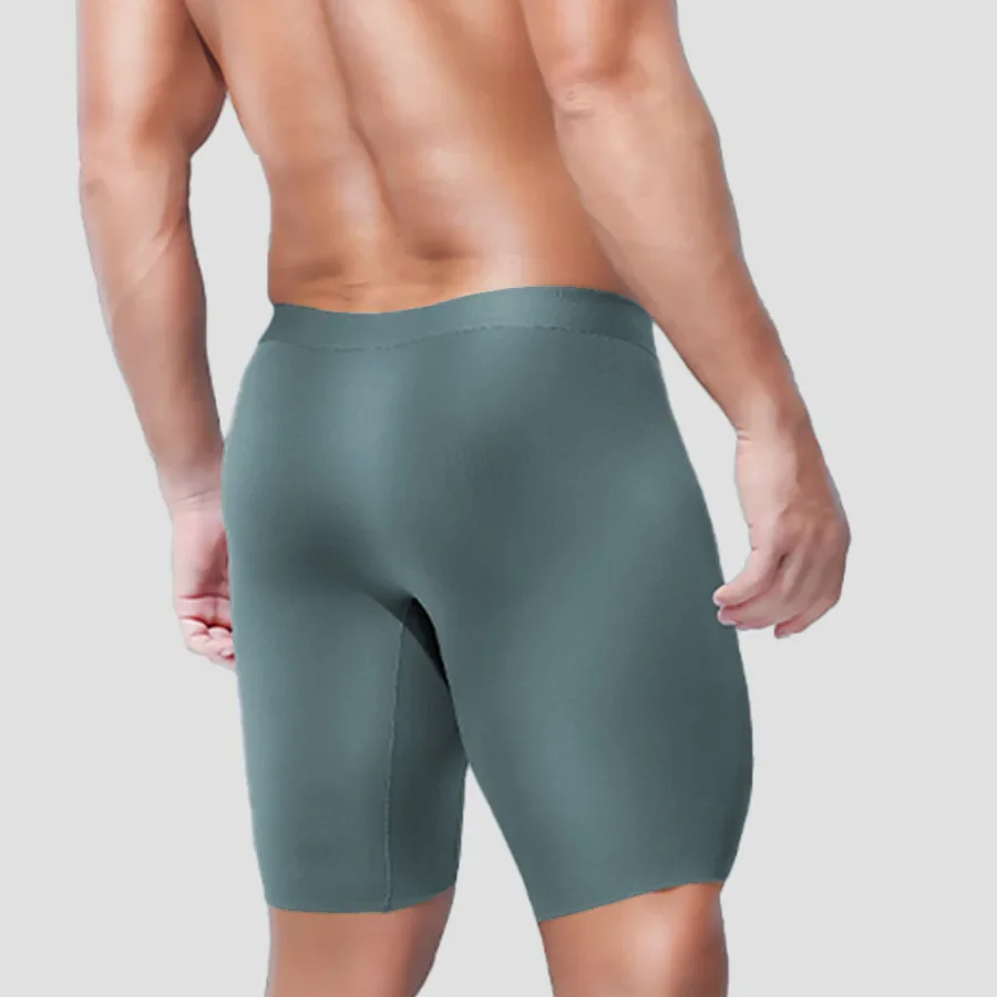 

3шт. Мужское нижнее белье из модала, мужские бесшовные спортивные штаны, удлиненные антифрикционные штаны.