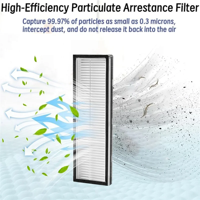 A98g-filtro hepa de escova lateral principal para xiaomi mi robô aspirador de pó pro stytj02ym para viomi v2 v3 se conga 3490 3690 acessório