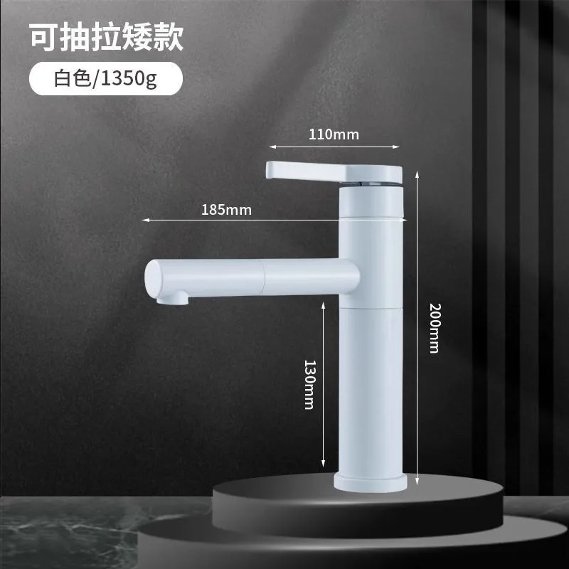 

Toilet Bathroom Counter Basin Balcony Household white faucet heightened