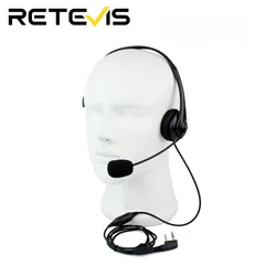 1/2/5pcs 2Pin K Plug Walkie Talkie Headset Sponge Earpad Earpiece PTT Mic For Kenwood /Baofeng UV82/Quansheng UVK5 Retevis RT22