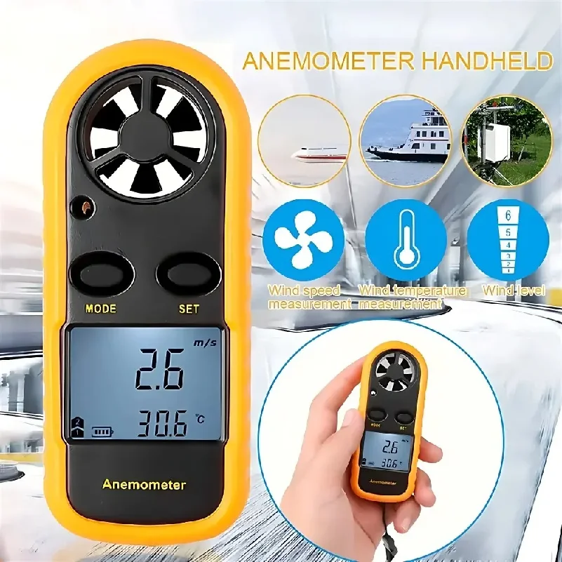 Anemometer Wind Speed - مقياس سرعة الرياح الرقمي المحمول الذكي