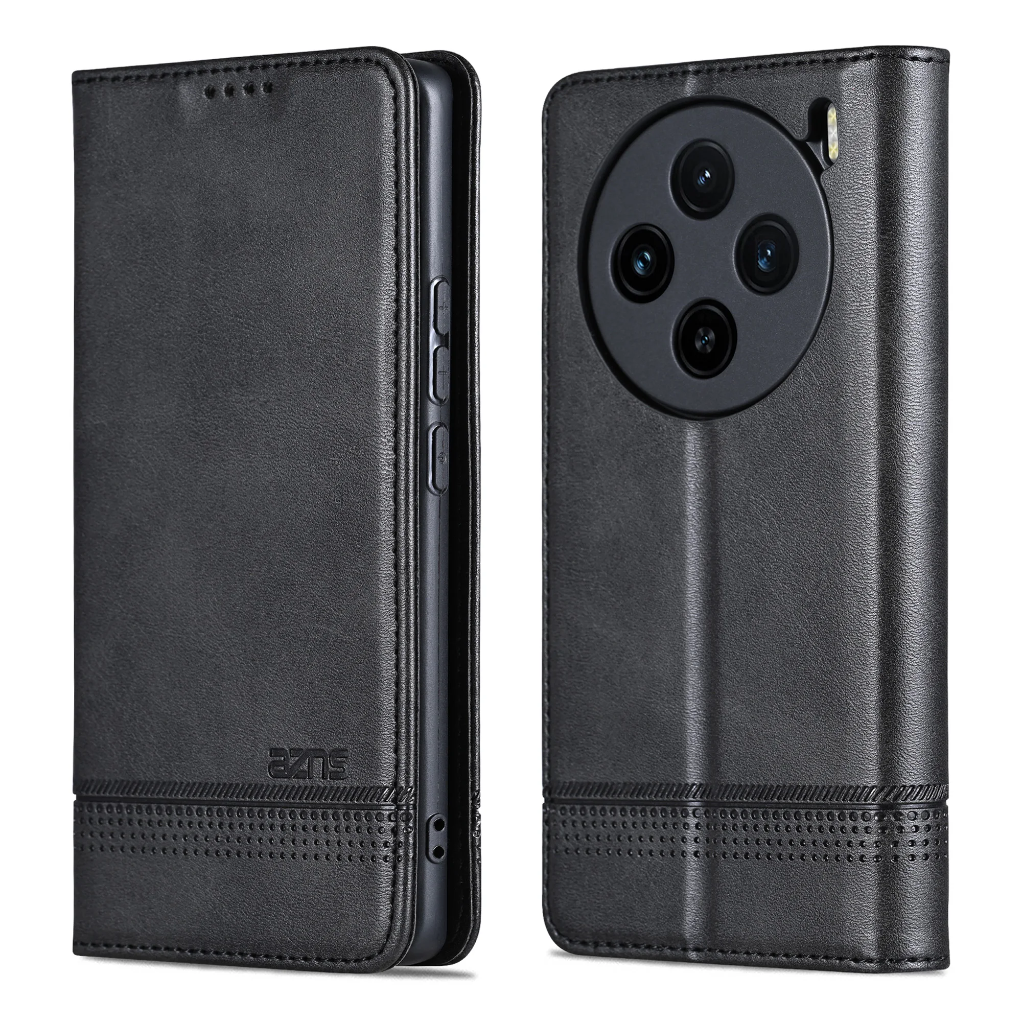 For Vivo X100S 6.78INCH V2359A 2024 Luxury Leather Case Retro Flip Magnet Auto Closed Full Cover For Vivo X100S Phone Bags