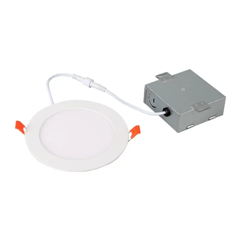 -November Daylight LED Recessed Light 6500K Ultra-Thin Canless Downlight With Junction Box, For Kitchen Living Room Hallway Offi