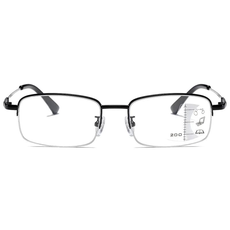 Photo chrome Lesebrille Titan legierung Rahmen Sonnenbrille Männer Presbyopie Brille für den nahen und fernen Gebrauch 400 bis – Detail 7