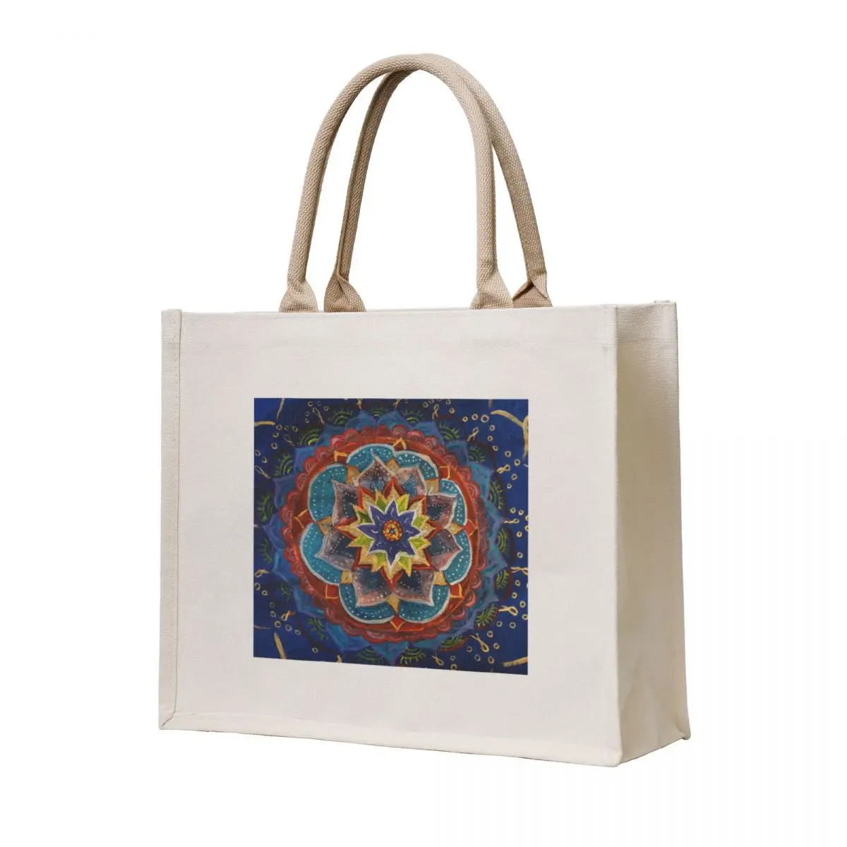 Colorful Mandala Art Tote Bag Women's shopper bag Eco bag Reusable bags