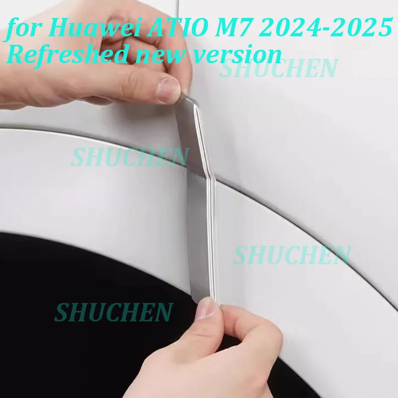 

Car Door Border Bumper Strip for AITO M7 2024-2025 Refresh Version Anti-collision Protectoive ABS Trim Exterior Accessories
