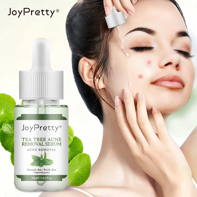 

JoyPretty Acne Face Serum Tea Tree Pimple Removal Oil Control Moisturizing Skin Care Products Facial Serum Skin Care Products