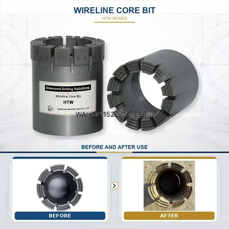 Wmwmnu Long Life Impregnated Diamond Bit for Mineral Exploration Suitable for Complex and Variable Rock Formations