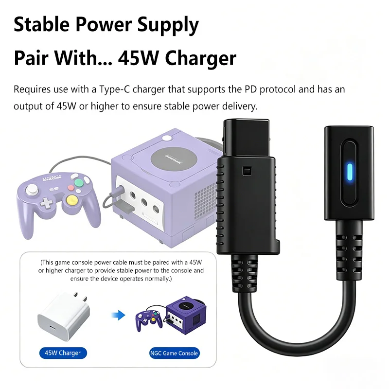 Type C 45W PD Charge Cable for - Gaming Console Latest 评论和价格