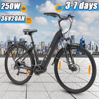 TTgo ZZ-28ST Ebike 250W Bafang Mid-Motor 36V20Ah Lithium Battery Electric Bike Hydraulic Disc Brake City Racing Electric Bicycle