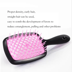 1pcs Scalp Massage Wide Teeth Air Cushion Combs Women Hair Massage Scalp Brush Hollowing Out Home Salon DIY Combs Hairdressing